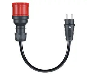 go-e adaptér CH-04-30 CEE16 3F na 230V zásuvku černý / Adaptér / Pro Gemini flex a HOME+ 11 kW / Délka 30 cm