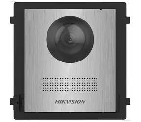 Hikvision DS-KD8003Y-IME2/NS nerez / Modul interkomu / 1 tlačítko / 2MP kamera / 180° / IP65