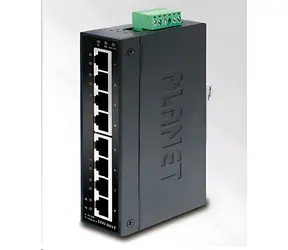 Planet IGS-801T / Switch průmyslový / 8x 1Gb RJ-45 / Unmanaged / DIN / IP30 / -40 až 75 °C