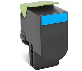 Lexmark 802XCE extra vysokokapacitní korporátní tonerová kazeta modrá / pro CX510 / 4000 stran