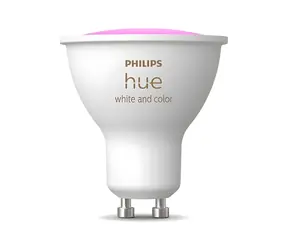Philips Hue WCA GU10 4.2W / Chytrá LED žárovka / 400 lm / 16 mil. barev / 2000-6500 K / stmívatelná