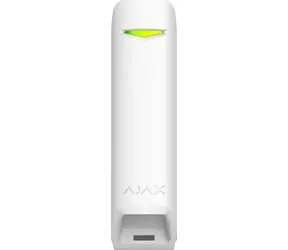 Ajax MotionProtect Curtain (8EU) bílá / Bezdrátový PIR detektor pohybu / záclonová charakteristika / na baterie