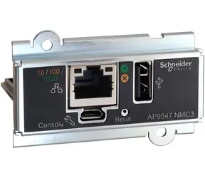 APC síťová karta pro Easy UPS 3-Phase / Síťová karta / RJ-45 / Easy UPS 3 Series / černá