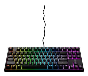 Xtrfy K4V2 TKL bílá / Klávesnice / Drátová mechanická / Cherry MX Red / Podsvícení / PT layout