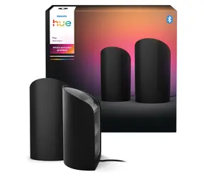 Philips Hue Play Wall washer černá 2ks / LED stolní svítidlo / RGB / 2000-6500 K / 2x1035 lm / Bluetooth/Zigbee