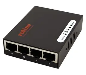 Roline mini switch 4 porty 10/100/1000 Mbps / Switch / Mini / 4 porty / 10/100/1000 Mbps