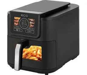 ECG AF 8020 Ai Slim Fry / Horkovzdušná fritéza / 8 l / 100-200°C / Ai technologie / skleněné dveře
