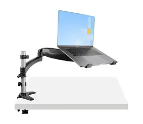 StarTech Stolní rameno na notebook černé / Držák / VESA 75x75, 100x100 mm / Nosnost 8 kg / Hliník