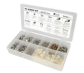 StarTech PC Screw Kit bílá / Sada šroubů pro montáž PC / 107 × 209 × 32 mm