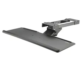 StarTech Držák klávesnice pod stůl černá / Klávesnicová police / Výškově nastavitelná / šířka 78,2 cm / nosnost 2 kg
