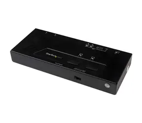 StarTech 2X2 HDMI Matrix černá / Přepínač / 2 vstupy / 2 výstupy / 4K / 7.1 kanálů zvuku / napájecí adaptér