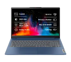 Lenovo IdeaPad Slim 3 15ABR8 modrá / 15.6" FHD / AMD Ryzen 5 5625U 2.3GHz / 8GB / 512GB SSD / AMD Radeon / W11H