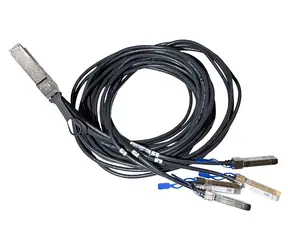 MikroTik DQ+BC0003-DS+ / Breakout kabel / 200G/400G na 4x 50G / MiniGBIC moduly / QSFP56 / 3 m
