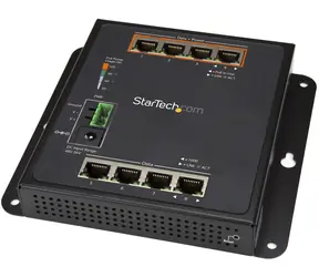 StarTech Switch 8 portů PoE+ / Switch / Unmanaged / 4x RJ45 / 4x PoE+ / 2 Gbit/s