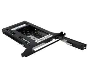 StarTech Vyměnitelný rámeček 2,5" HDD/SSD černá / Vyměnitelný rámeček / Do PC slotu