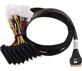 Adaptec Kabel SlimSAS SFF-8654 8i - 8x U.3 SFF-8639 / Kabel SAS / interní / 0,8 m / tri-mode SAS, SATA, NVMe