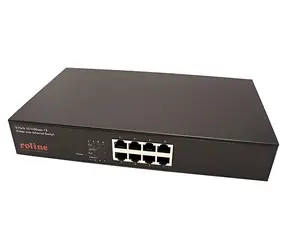 Roline Switch 8x 10/100 PoE+ / Switch / 8-port / 100 Mbps / PoE+