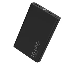WG Powerbanka 10000 mAh černá / Powerbanka / USB-C PD 20W / USB-A QC 22,5W