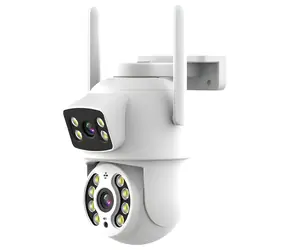 IMMAX NEO LITE SMART Security DOUBLE / Venkovní IP kamera / P/T 355°/90° / Wi-Fi / 2× 2MP / ONVIF / TUYA