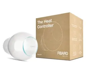 Fibaro FGT-PACK Heat-Control bílá / Radiátorová hlavice / Z-Wave / dálkové ovládání / automatická kalibrace