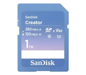 SanDisk Creator SDXC 1TB / Paměťová karta SD / UHS-II U3 / V60 / Class 10