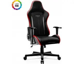 Diablo X-ST4RTER LED černá / LED podsvícení / herní židle