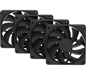 HYTE FA12 4ks černá / Ventilátor / 120 mm / 1500 RPM / 28 dB / 4-pin PWM