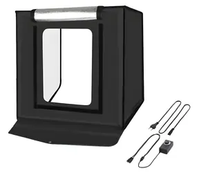 Puluz PU5040EU / Fotografický stan / LED osvětlení / 80 LED / 40 × 40 × 40 cm