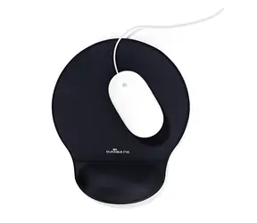 Durable Ergotop antracitová / Podložka pod myš / gelová opěrka zápěstí / 230 × 260 mm