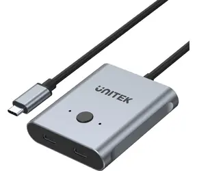 Unitek D1078A / KVM přepínač / USB-C / 4K / obousměrný
