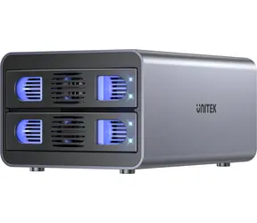 Unitek S1308A01-EU / Externí box pro 2x HDD/SSD / 2,5"/3,5" SATA / až 40 TB