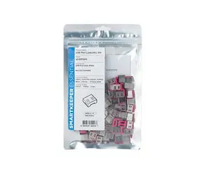 SmartKeeper Basic Blokátor portů USB-A růžová / Blokátor portů / 100 ks