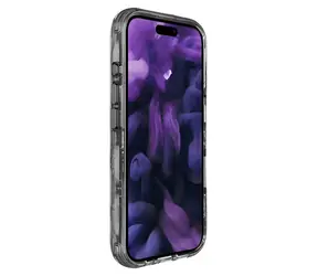 LAUT Crystal Matter X černá / Ochranný kryt / iPhone 16 Plus / MagSafe / průhledný