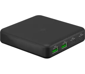 OEM 65W GaN nabíječka 2x USB-C, 2x USB-A / Nabíječka / GaN / Power Delivery 3.0 / Quick Charge 3.0