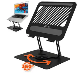 Media-Tech Laptop Stand ROTO MT2662 černá / Stojan pro notebook / nastavitelný / otočný / skládací / do 17"