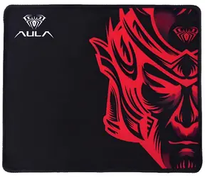 AULA Coaster Wind Red / Herní podložka pod myš / 250 x 210 mm / černá