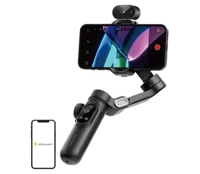 AOCHUAN Smart X Pro černá / Stabilizátor / 3osý / AI senzor / OLED displej / Bezdrátové nabíjení
