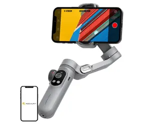 AOCHUAN X Pro Standard šedá / Stabilizátor / 3osý / Bezdrátové nabíjení / OLED displej / nosnost 250 g