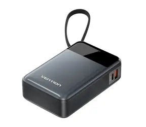 Vention Powerbanka 20000 mAh černá / Powerbanka / 65 W / 2x USB-C / 1x USB-A