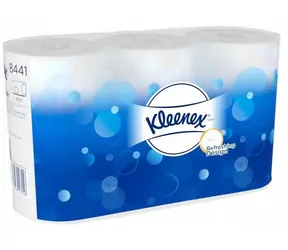 Kleenex Toaletní papír bílý / Toaletní papír / 2vrstvý / 600 útržků