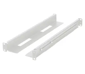 Lanberg AK-1901-S šedá / Sada výsuvných lišt do racku / 19" / 397-680 mm / nosnost 90 kg / 1U