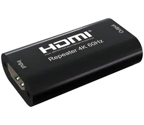 Techly IDATA-HDMI2-RIP4KT černá / HDMI repeatér / HDMI 2.0 / 4096x2160px / do 40 m / HDCP