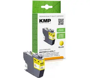 KMP LC422XLY / Inkoustová náplň / žlutá / 20 ml / 1500 stran / pro Brother MFC-J