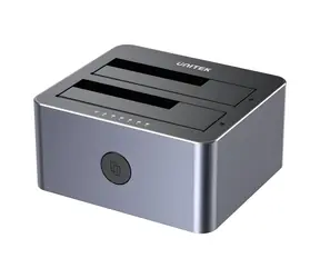 Unitek Cloning Station / Dokovací stanice / 2× 2,5"–3,5" SATA / USB 5 Gbps / Offline klonování