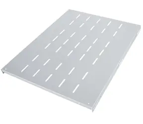 Intellinet Police pro 19" rack 1U šedá / Police / Nosnost 100 kg / 483x800 mm / Ocel