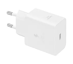 Samsung Nabíječka USB-C 45W bílá / Napájecí adaptér / Super Fast Charging 2.0 / kabel USB-C 1,8 m