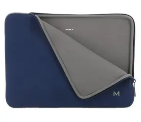 Mobilis Skin Sleeve tmavě modrá a šedá / Pouzdro na notebook / 14-16" / neopren