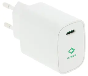 PATONA Power Delivery 20W bílá / Napájecí adaptér / USB-C / 5V-12V / pro tablet a smartphone
