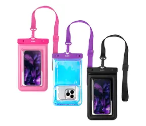 LAUT POP AQUA černá / Voděodolné pouzdro / IP68 / univerzální do 6,7" / nastavitelný popruh