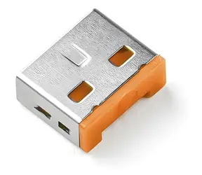 SmartKeeper Blokátor portů USB-A oranžová / Blokátor portů / 10 ks